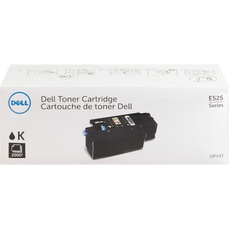 Dell Dell DPV4T Original Standard Yield Laser Toner Cartridge - Black - 1 Pack - 2000 Pages 593BBJX